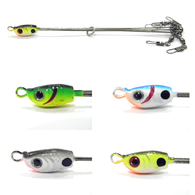wLure 6 Umbrella Rigs Test in Alabama Fishing Lures in One Tackle Box for Bass Fishing AR3KB - Image 3